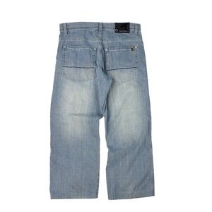 Vintage Y2K Southpole Jeans Mens Size 38 Wide Leg Baggy Loose‎ Fit Skater Blue